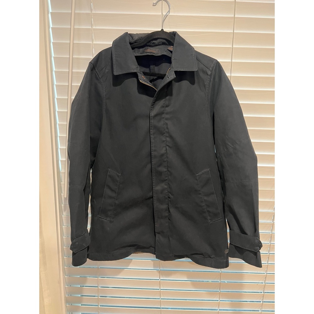 Scotch & Soda Amsterdam Couture Jacket‎ Coat Mens Medium Navy Full Zip